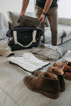 Load image into Gallery viewer, Navy Weekender Bag