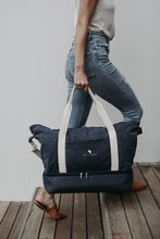 Load image into Gallery viewer, Navy Weekender Bag
