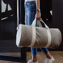 Load image into Gallery viewer, Natural Duffel Bag