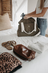 Maroon Weekender Bag