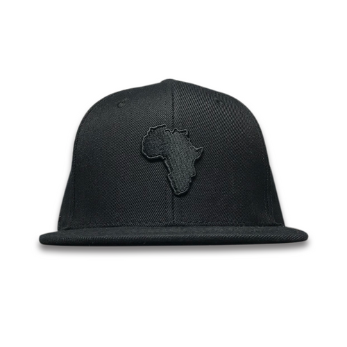 Kiddies Black Flat Peak