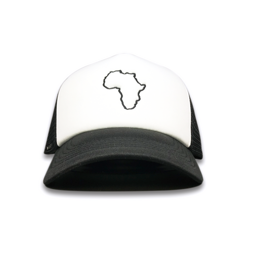 Kiddies Black & White Trucker