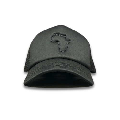 Kiddies Black/Black Trucker