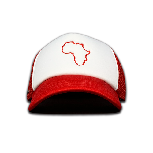 Kiddies Red & White Trucker