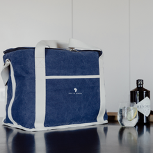 Load image into Gallery viewer, Navy Cooler Bag